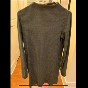 ASOS mock neck ribbed sweater dress